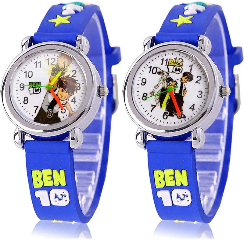 combo watch Analog Watch - For Boys Latest Exclusive Ben 10 Kids 2 Watch Combo For Boys And Men - BK89-BK92