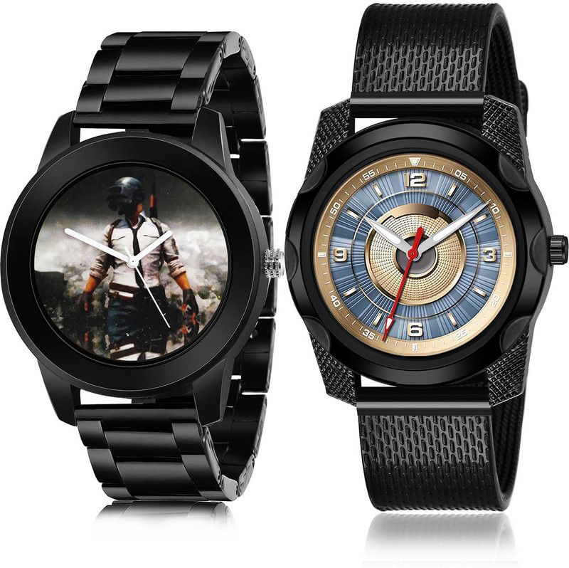 Analog Watch - For Men Classical Valentine 2 Watch Combo For Boys And Men - B506-(17-S-10)