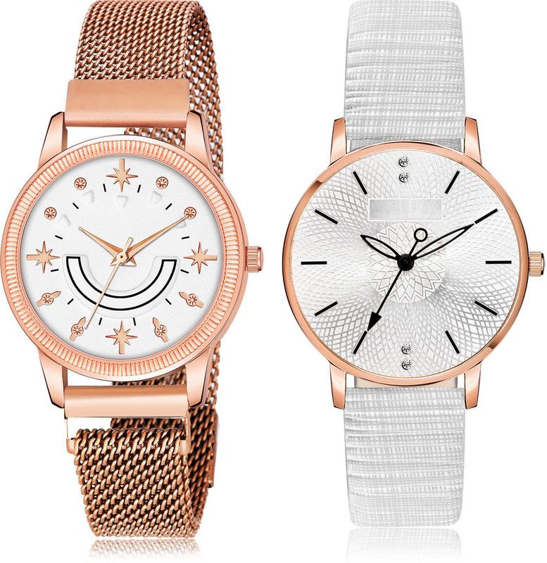 Analog Watch - For Women New Tread 2 Watch Combo For Women And Girls - GW70-GM313