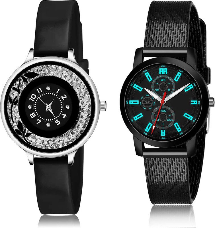 Analog Watch - For Women Best Rich 2 Watch Combo For Women And Girls - G86-(63-L-10)