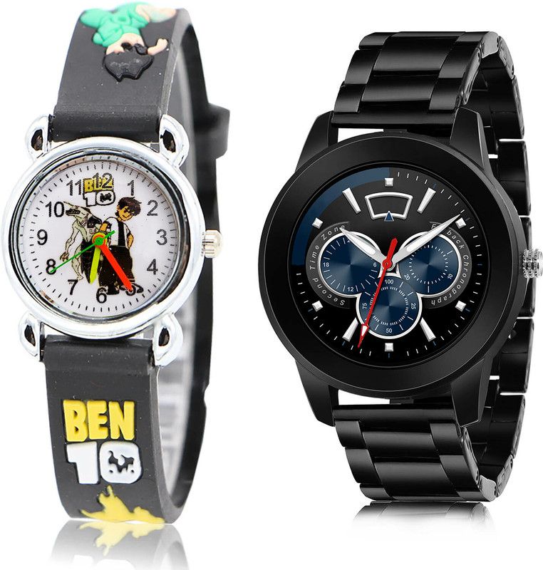 Analog Watch - For Boys Brand New Branded 2 Watch Combo For Boys And Men - BK85-(61-S-20)