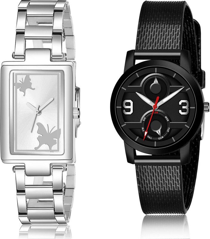Analog Watch - For Girls Contemporary Present 2 Watch Combo For Women And Girls - GM212-(28-L-10)