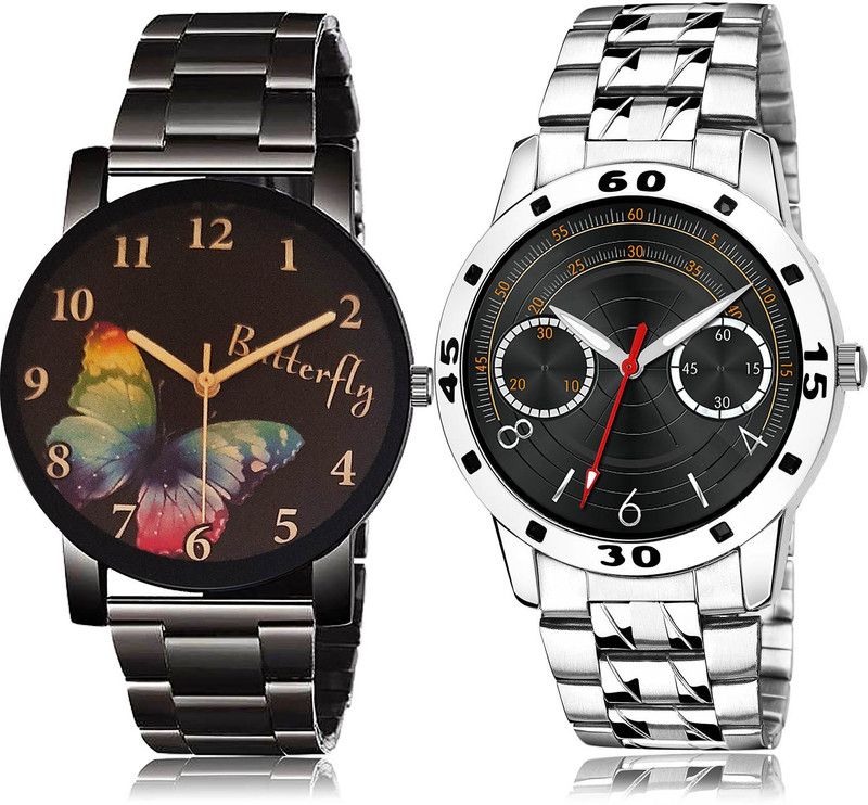 Analog Watch - For Men Brand New Heart 2 Watch Combo For Boys And Men - BCPL20-(67-S-19)
