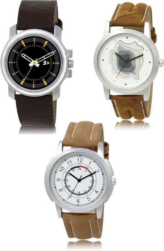 New latest Designer Combo of 3 Analog Watch - For Men 44-09-17