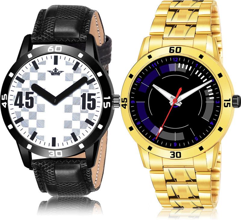Analog Watch - For Men Best Love 2 Watch Combo For Boys And Men - BL46.58-(44-S-21)