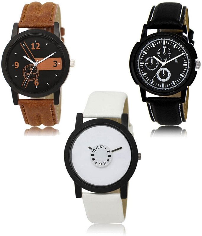 New latest Designer Combo of 3 Analog Watch - For Men LR-01-13-26