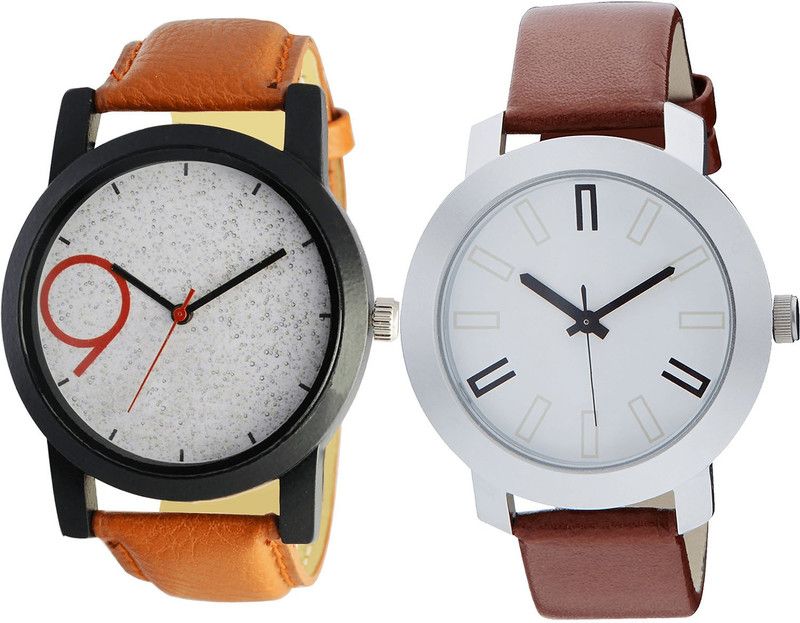 combo watch Analog Watch - For Girls Brand New Gift Analogue Brown Color Boys And Men Watch - B33-B44 (Combo Of 2 )