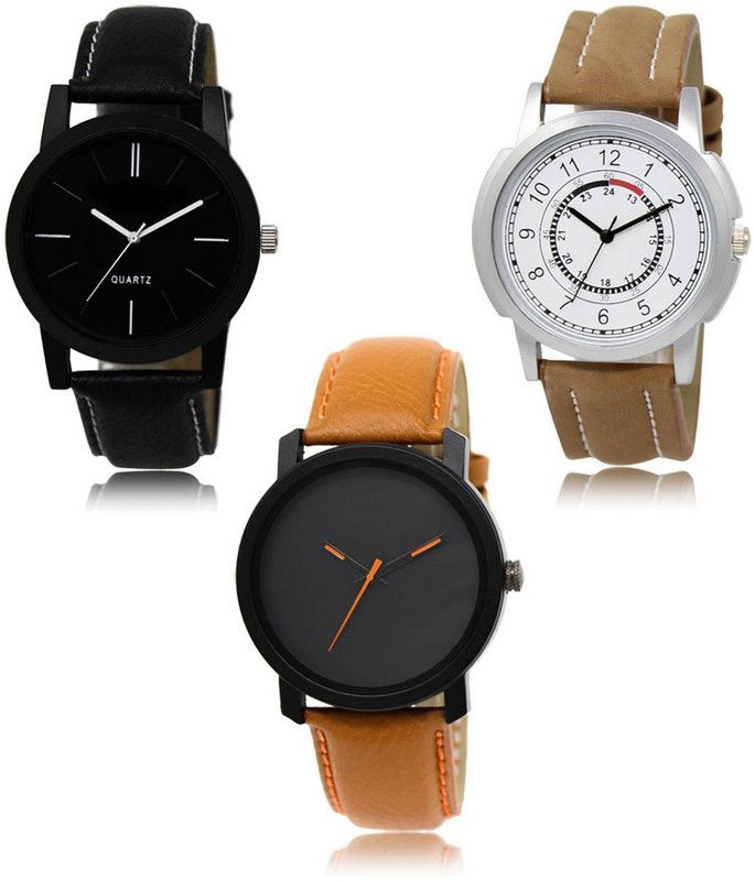 New latest Designer Combo of 3 Analog Watch - For Men LR-05-17-20