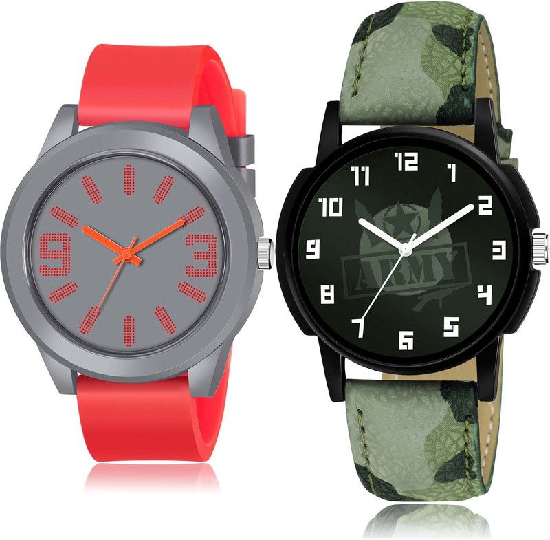 combo watch Analog Watch - For Boys Classical Love Sports And Military Army Combo Watch For Boys And Men - BM101-B21