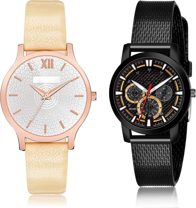 Analog Watch - For Women Contemporary 3D Design 2 Watch Combo For Women And Girls - GM342-(72-L-10)