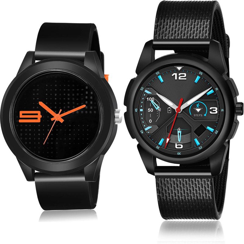 Analog Watch - For Men Classical Branded 2 Watch Combo For Boys And Men - BM104-(41-S-10)