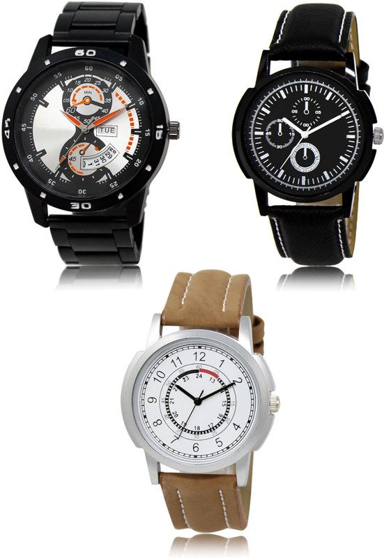 New latest Designer Combo of 3 Analog Watch - For Men 107-13-17