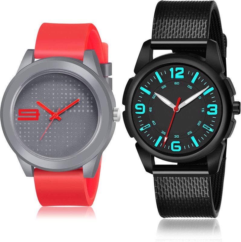 Analog Watch - For Men Best Valentine 2 Watch Combo For Boys And Men - BM108-(46-S-10)