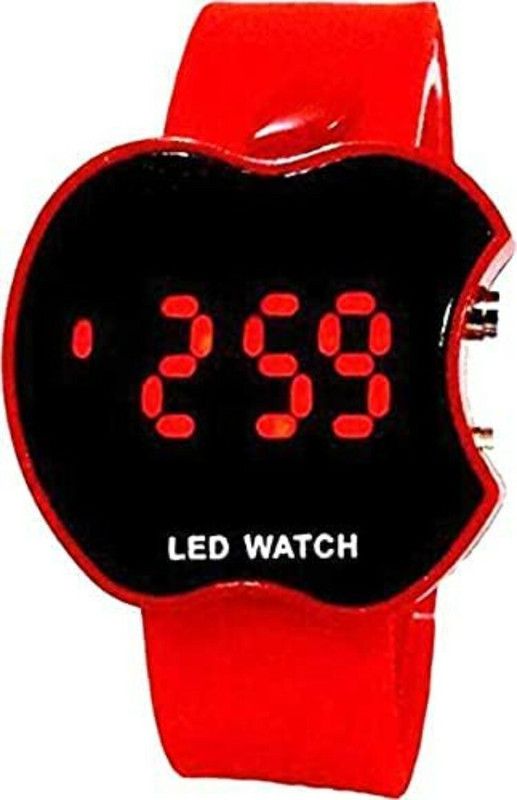 Apple Cut Shape Design Digital Led Watch Digital Watch - For Boys & Girls ZG-Wf-989