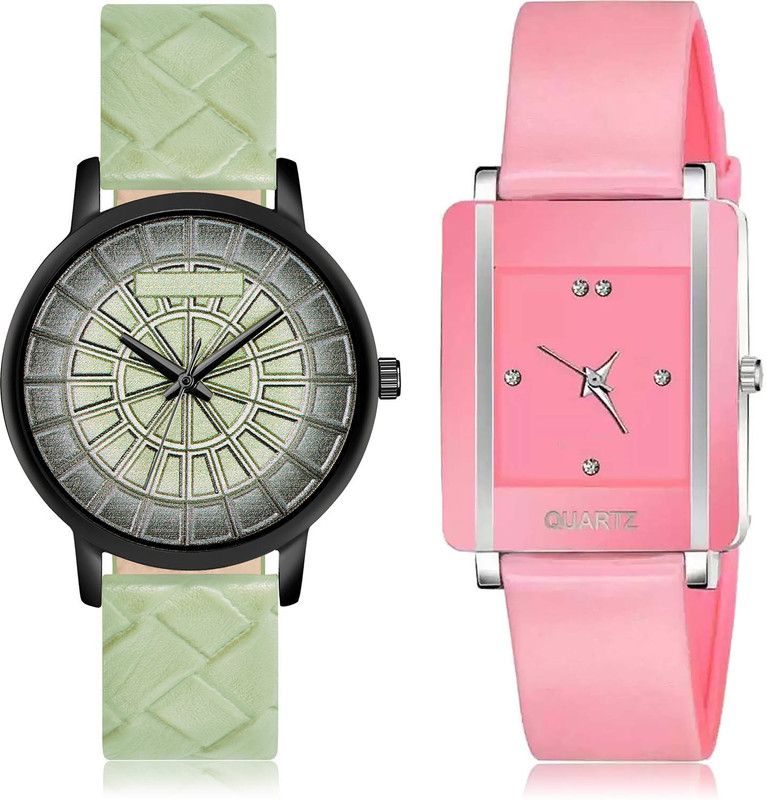 Analog Watch - For Girls Contemporary Quartz 2 Watch Combo For Women And Girls - GM506-G14
