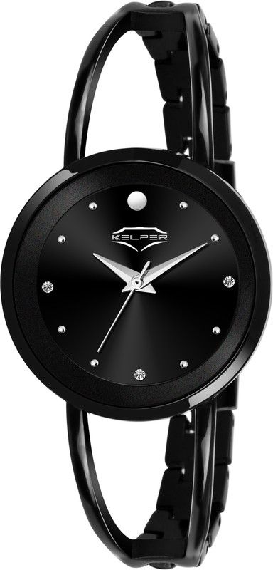 FAST SELLING TRACK DESIGNER WRIST WATCH FOR PARTY WEEDING_CASUAL WEAR AND BEST SUITED FOR DIWALI_NEW YEAR_FESTIVAL OCCASION Analog Watch - For Women STUDDED PRBLACK DIAMOND EMIUM SLIM DESIGN