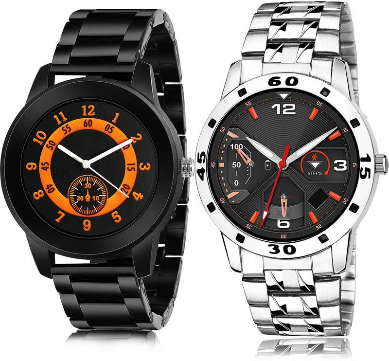 Analog Watch - For Men Brand New Unique 2 Watch Combo For Boys And Men - B850-(40-S-19)