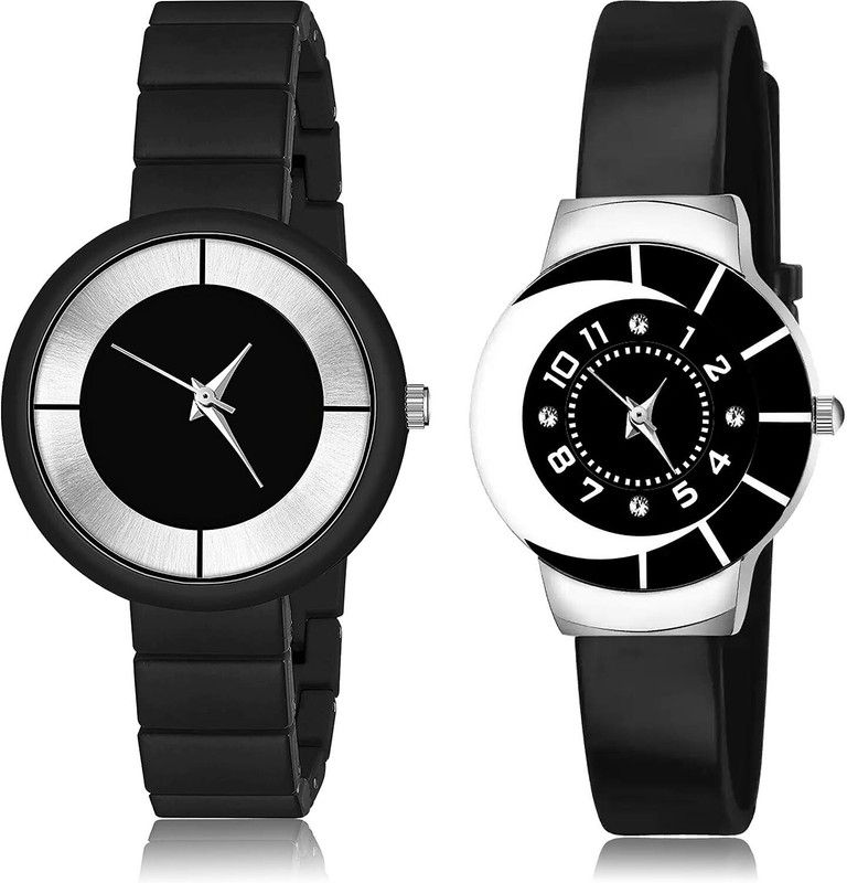 Analog Watch - For Girls Modish Analogue 2 Watch Combo For Women And Girls - G632-G8