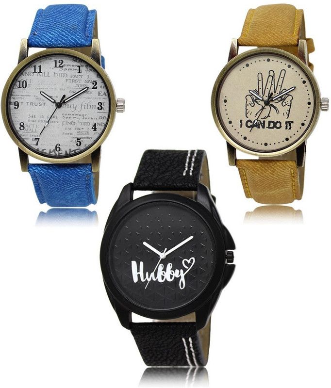 New latest Designer Combo of 3 Analog Watch - For Men LR-28-30-31