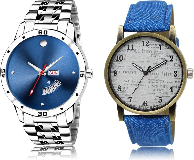 New Latest Designer Combo of 2 Analog Watch - For Men LR105-LR28