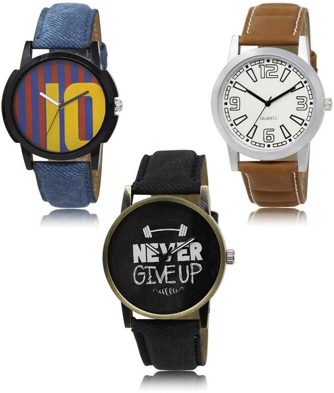 New latest Designer Combo of 3 Analog Watch - For Men LR-10-15-27