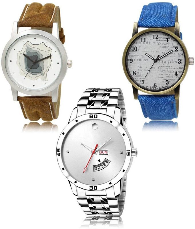 New latest Designer Combo of 3 Analog Watch - For Men LR-09-28-103