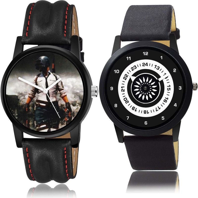 combo watch Analog Watch - For Boys Brand New Diwali Pubg Military Army And Speedometer Watch - B497-B386 (Combo Of 2 )