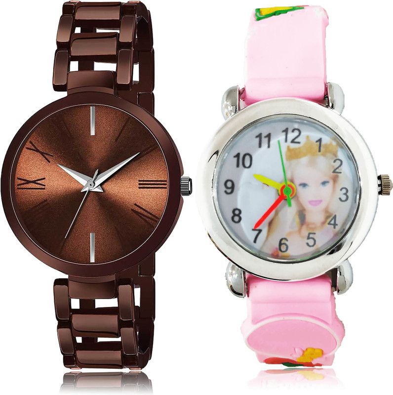 Analog Watch - For Women Contemporary Love 2 Watch Combo For Women And Girls - G612-G322