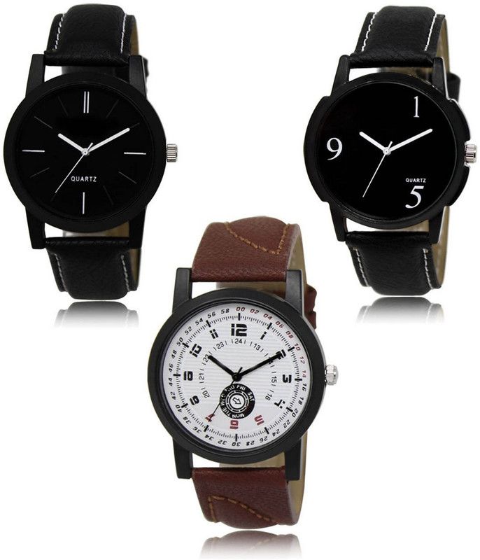 New latest Designer Combo of 3 Analog Watch - For Men LR-05-06-11