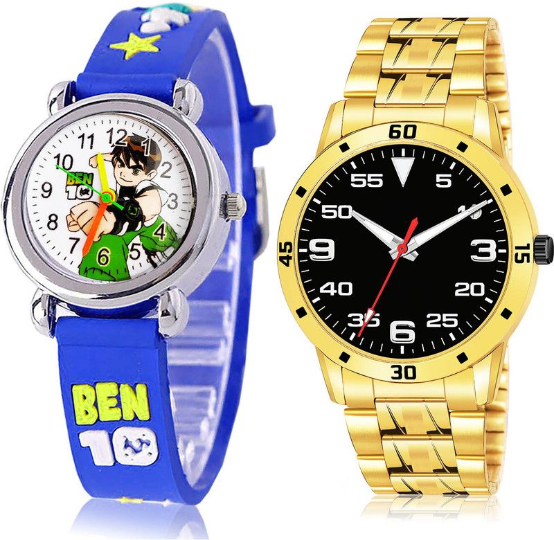 Analog Watch - For Boys Modish 3D Design 2 Watch Combo For Boys And Men - BK88-(75-S-21)