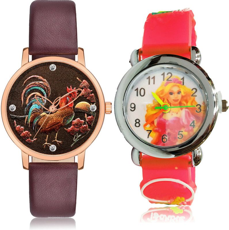 Analog Watch - For Girls Contemporary Luxury 2 Watch Combo For Women And Girls - GM369-GC75