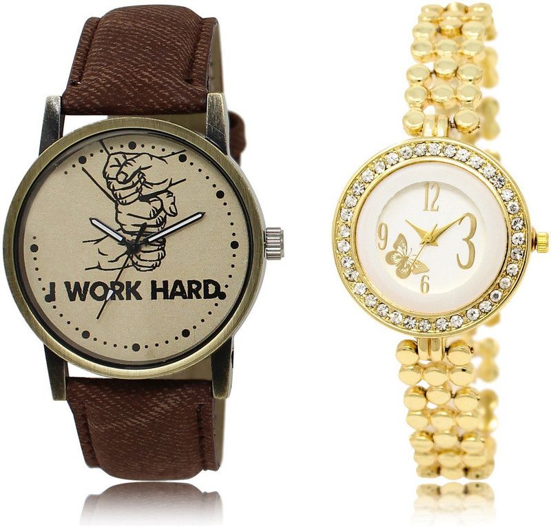 New Latest Designer Combo of 2 Analog Watch - For Couple LR29-LR203