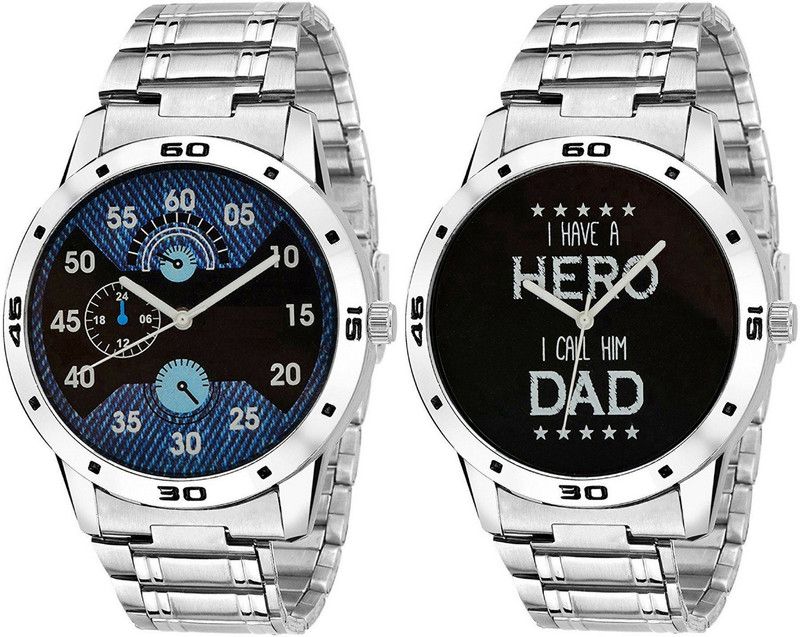 Analog Watch - For Men Blue And Black Dial S3-316-318