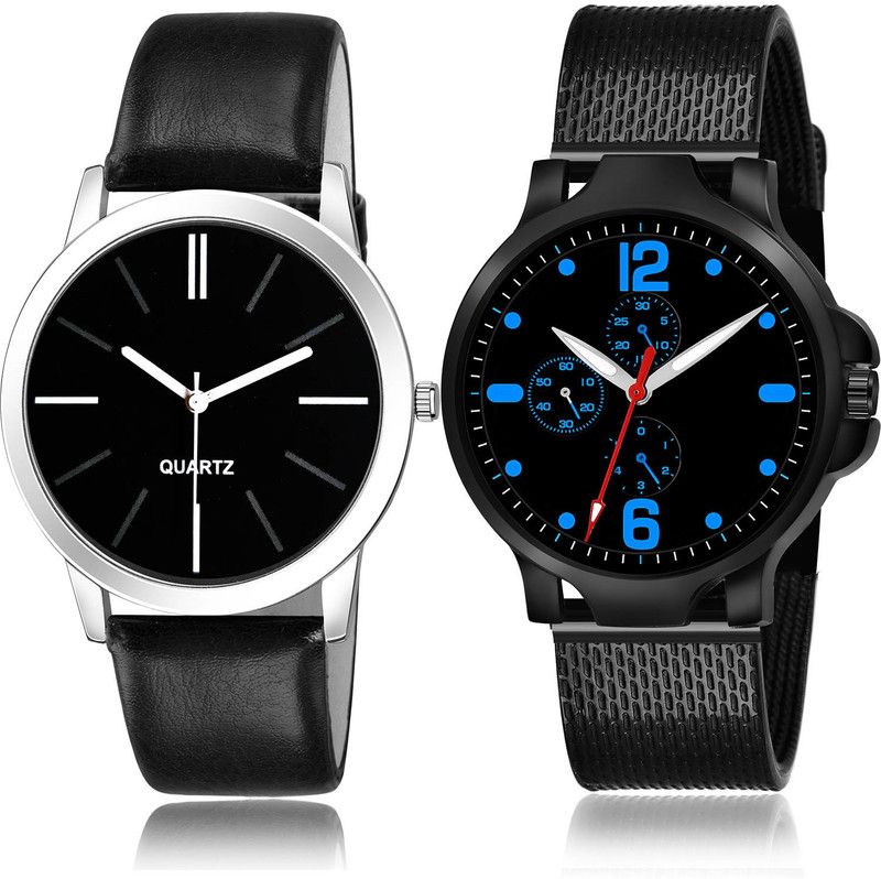 Analog Watch - For Men New 3D Design 2 Watch Combo For Boys And Men - B997-(68-S-10)