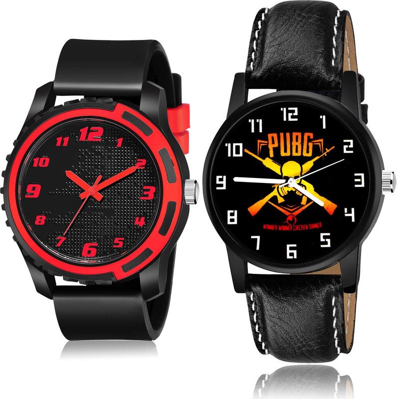combo watch Analog Watch - For Boys Modern Traditional Sports And Pubg Military Army Combo Watch - BM113-B625