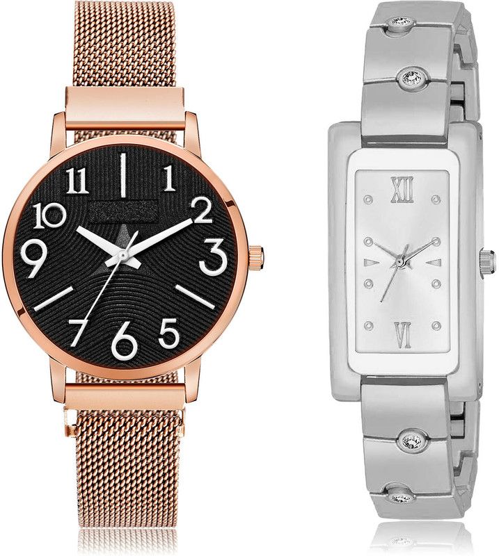 Analog Watch - For Women Treading 3D Design 2 Watch Combo For Women And Girls - GM242-G567