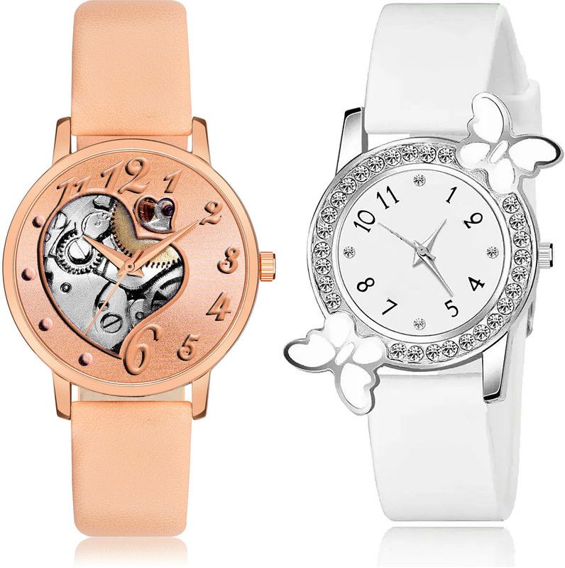 Analog Watch - For Girls Latest Formal 2 Watch Combo For Women And Girls - GM374-G102