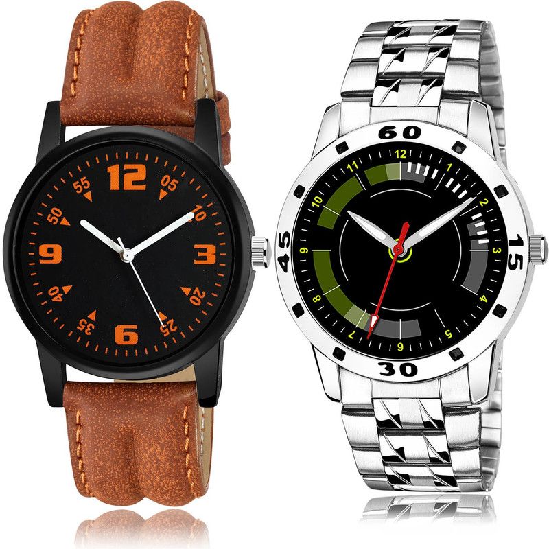 Analog Watch - For Men Modern High Quality 2 Watch Combo For Boys And Men - B15-(43-S-19)