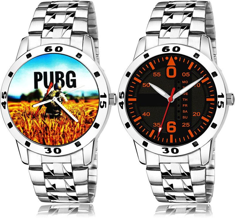 Analog Watch - For Men Latest Analogue 2 Watch Combo For Boys And Men - B488-(22-S-19)