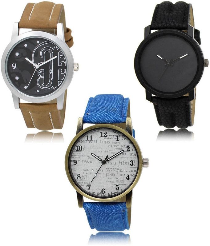 New latest Designer Combo of 3 Analog Watch - For Men LR-14-21-28