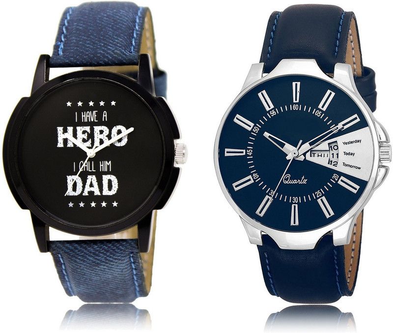New Latest Designer Combo of 2 Analog Watch - For Men LR07-LR23