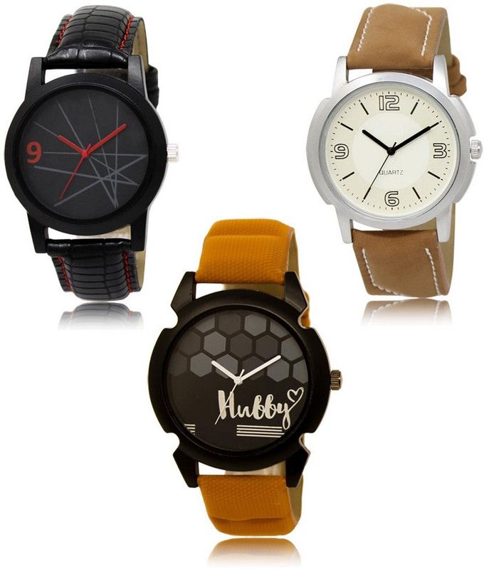 New latest Designer Combo of 3 Analog Watch - For Men LR-08-16-32