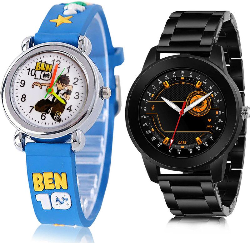 Analog Watch - For Boys Contemporary Formal 2 Watch Combo For Boys And Men - BK98-(52-S-20)