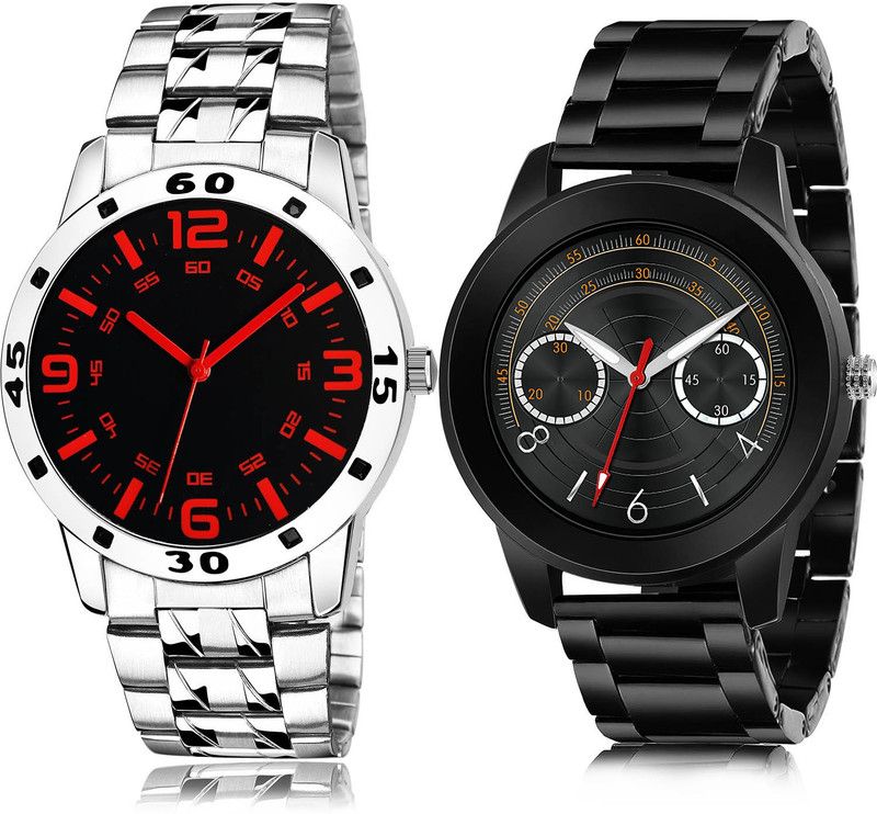 Analog Watch - For Men Modish Traditional 2 Watch Combo For Boys And Men - B703-(67-S-20)