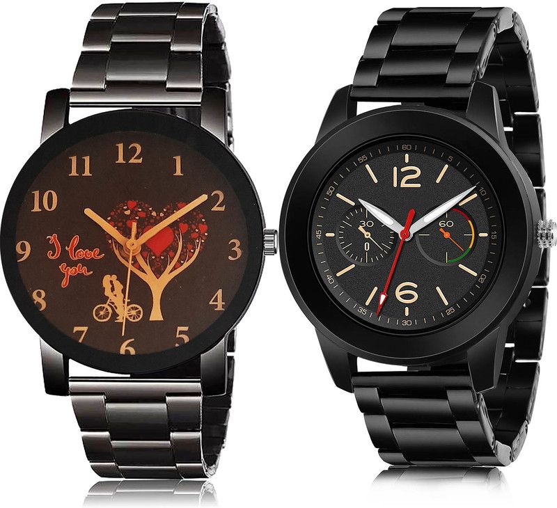 Analog Watch - For Men Classical Rich 2 Watch Combo For Boys And Men - BCPL17-(64-S-20)