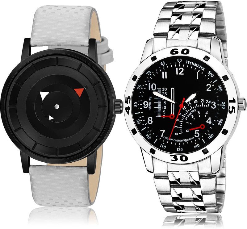 combo watch Analog Watch - For Men & Women Treading Quartz Speedometer And Chain Watch Combo Watch For Boys And Men - BM8-B907