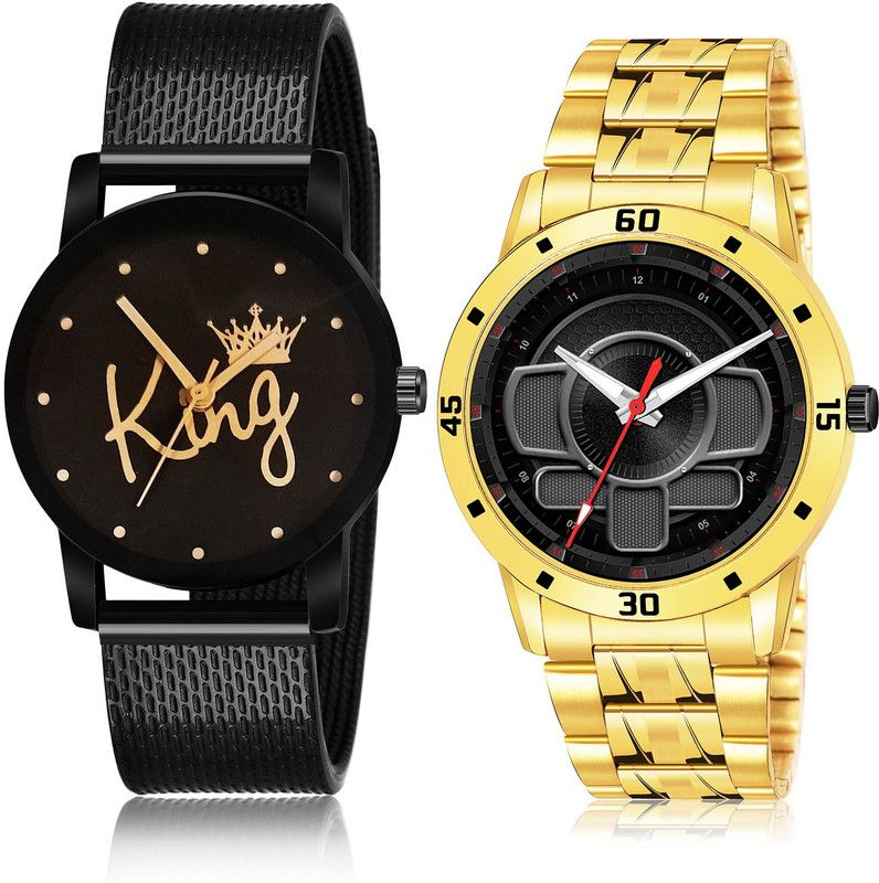 Analog Watch - For Men Brand New Diwali 2 Watch Combo For Boys And Men - BCPL24-(8-S-21)