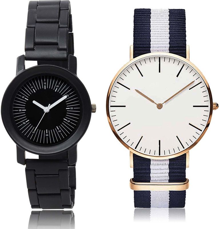 combo watch Analog Watch - For Women New Rich Love Valentine Couple Combo Watch For Girls And Women - GO154-GC18