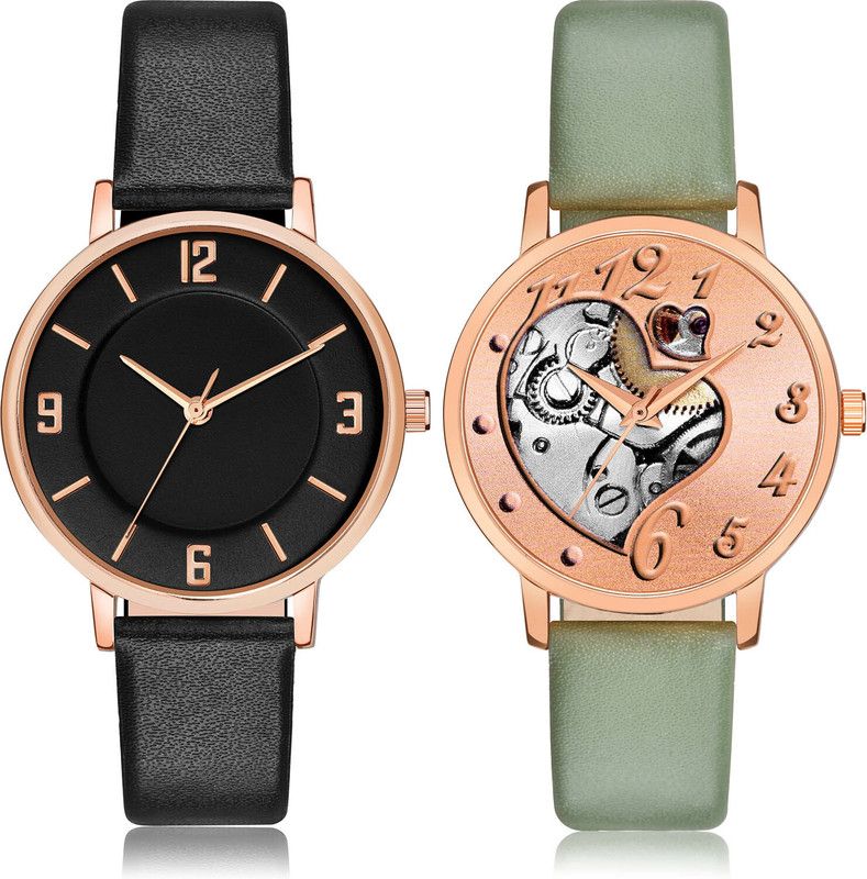 Analog Watch - For Women Modish Valentine 2 Watch Combo For Women And Girls - GM391-GM373