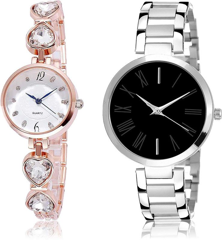 combo watch Analog Watch - For Girls Treading Gift Love Heart Combo Watch For Girls And Women - G443-G299